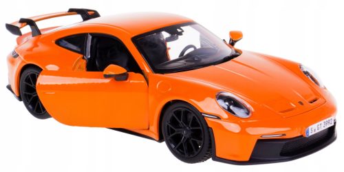  PORSCHE 911 GT3 MODELL METALL BBURAGO 1:24 ORANGE