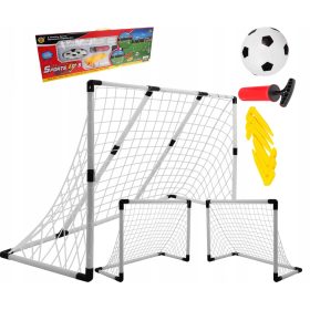 FUSSBALLTOREN FÜR KINDER 2IN1 + BALL + PUMPE
