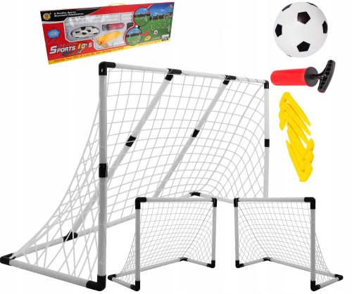 FUSSBALLTOREN FÜR KINDER 2IN1 + BALL + PUMPE