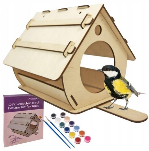  Vogelhäuschen Holzschuppen DIY Haus Futterhäuschen zum Zusammenbauen Gemälde