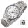  CASIO BARON HERRENUHR + BOX + GRAVUR, Datumsanzeige, silberne Armbandnummern