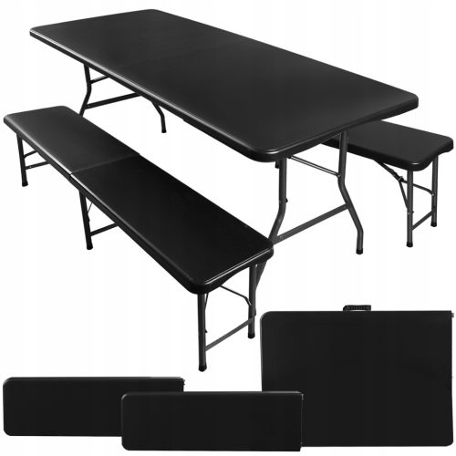  Catering-Set Gartenbankettbänke Tisch