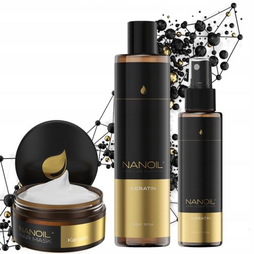  Nanoil Keratin 300 ml regenerierende Haarmaske