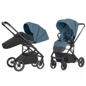  CARRELLO Alfa CRL-5508 Kinderwagen 2024 Indigoblau + FOLIE