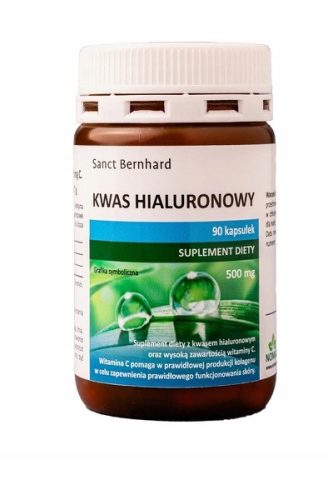 Hyaluronsäure Kapseln 500 mg mit Vitamin C - 90 Stück für Haut & Gelenke