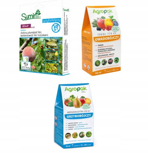 Effektive Pflanzenschutzmittel-Set: SYLLIT 65 WP, TREOL 770 EC & MIEDZIAN EXTRA 350 SC