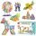  MAGNETBAUSTEINE 3D SET 128 EL