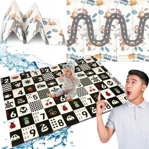  Nukido pädagogische doppelseitige Schaumstoffmatte 734101 + SCHUTZPAKET _ 2 JAHRE GARANTIE