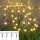  4x Solar-Glühwürmchen-Gartenlampen 10LED
