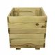  Poldrew-Blumentopf 40 cm x 40 x 38 cm, Holz, Grüntöne