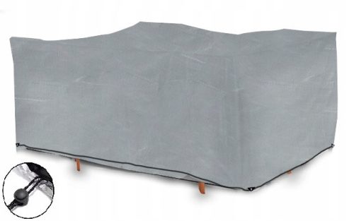 Wasserfeste und starke Schutzhülle für Gartenmöbel, Grau, 250x150x75cm