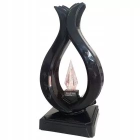   Batteriebetriebene LED-Kerzenlaterne. Auffällige Flamme. Wasserdicht. Modern. 29 cm