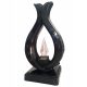 Batteriebetriebene LED-Kerzenlaterne. Auffällige Flamme. Wasserdicht. Modern. 29 cm