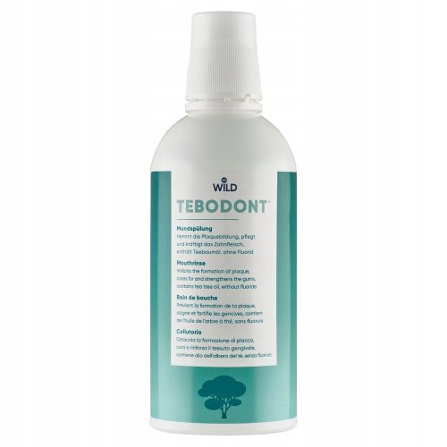 Wild Tebodont Fluoridfreies Alkohol-Mundwasser 500 ml KOSTENLOS