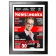  Geschenk zum 40. 30. 20. 18. 50. Geburtstag, Fotoposter A3 im schwarzen Rahmen