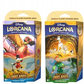    Disney Lorcan: Inklands – Ruby & Sapphire Starter Deck + Disney Lorcan: Into the Inklands – Amber & Emerald Starter Deck