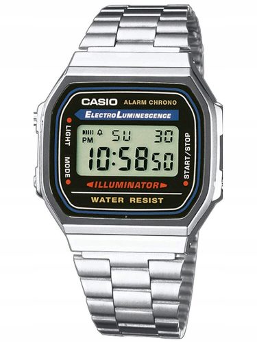  CASIO A158WA-1A VINTAGE RETRO HERRENUHR + BOX