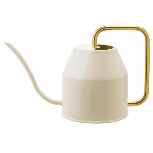  Ikea-Gießkanne 0,9 l, Metall, Braun- und Beigetöne