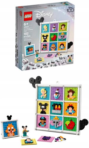  LEGO Disney 43221 100 Jahre animierte Disney-Figuren