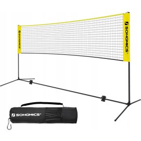   SONGMICS Tragbares Badmintonnetz SONGMICS 3 m x 107, 120 und 155 cm