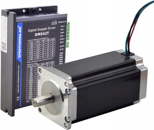 STEPPERONLINE NEMA 23 Schrittmotor 3NM 4,2A, 114 mm Länge, 10 mm Welle