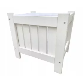  Holzblumentopf Outlet 36 cm x 50 x 45 cm weißes Holz