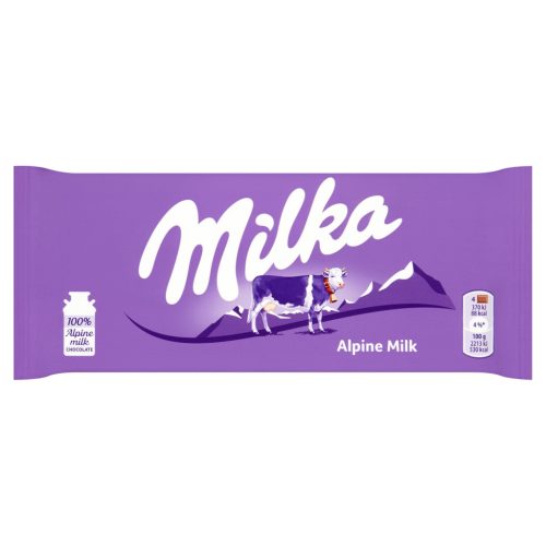Milka Alpenmilch Schokolade, 90g - 10er Pack - Köstlich und Vollmundig
