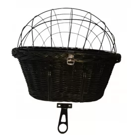    MEGA GROßE HUNDE-Tragetasche für ein Fahrrad, Weidenkorb bis 15 kg