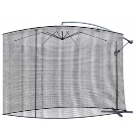  Moskitonetz für Gartenschirm Repest, 3 m, schwarz