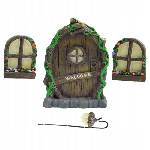  Miniatur-Zwerg, Fee, Fenster, Tür, Elfenhaus für