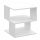  ModernHome Couchtisch KAFFEETISCHE quadratisch 45 x 45 x 43,6 cm weiß