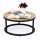  ModernHome 1955 Couchtisch rund 60 x 60 x 31,5 cm in Beigetönen
