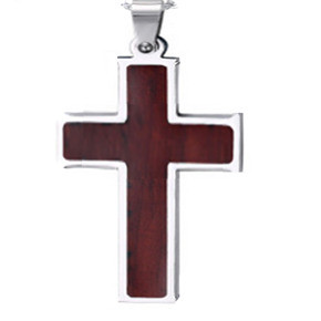  Damen- und Herrenanhänger, Kreuz aus Edelstahl