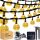  SOLAR GARTEN LICHTER GARLAND DEKORATION TERRASSE IM FREIEN 12M 100LED
