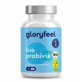   Gloryfeel Hochdosierte Bio-Probiotik-Kapseln: Vegan und Organisch, 180 Stück