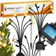  Vergionic eingebettete Solarlampe, schwarz, 70 cm, 1 Stk.