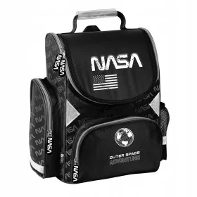  NASA PASO SCHULTASCHE FÜR JUNGEN KLASSE 1 2 3 SCHWARZ