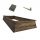 Gartenkiste aus Holz, 300 l, braun