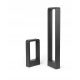  Iluminar rechteckiger Lichtmast mit integrierter LED-Quelle, 60 cm, schwarz