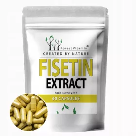   Forest Vitamin® Fisetin Extrakt 400 mg – Antioxidative Gehirngesundheit unterstützen, 60 Kapseln