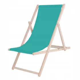  Springos DC0001 TR Liegestuhl, blaues und marineblaues Holz