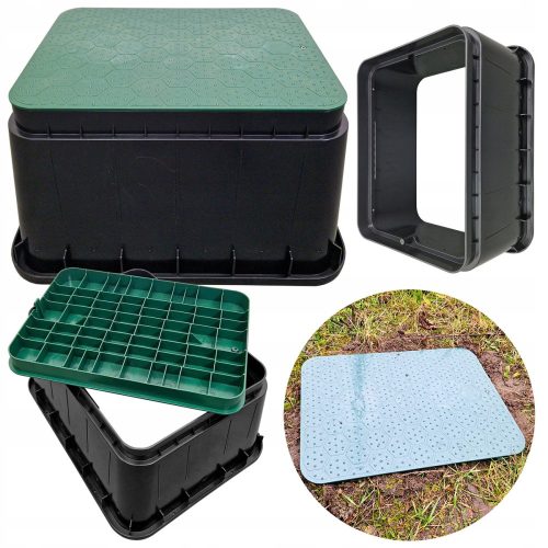  Standard-Ventilkasten für 6 Magnetventile, groß, grün