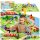  RIESIGE HOLZBAHN + PUZZLE