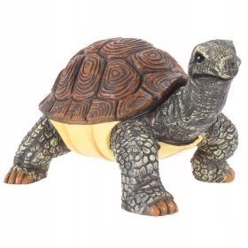    Dekorative SCHILDKRÖTE Gartenfigur für einen Teich auf der Terrasse 28x19cm Gartenskulpturen