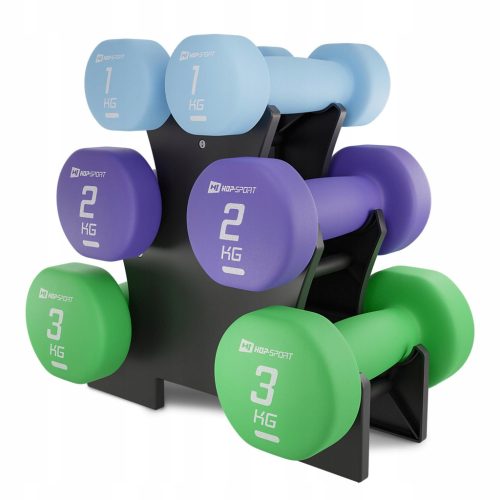  Hop-Sport Neopren-Hanteln-Set 1-tlg.