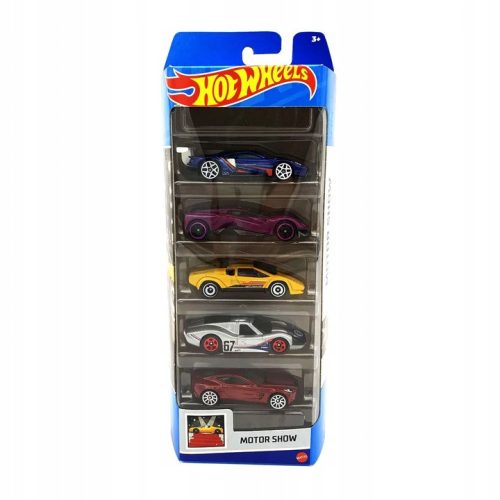 HOT WHEELS 5ER-PACK AUTOS-MOTORSHOW-SET