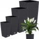  Deco4Home Blumentopf 24 cm x 24 x 45 cm Kunststoff Anthrazit + 3 weitere Produkte