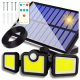  Straßenlampe 100 W 6000 lm, batteriebetrieben, Solar