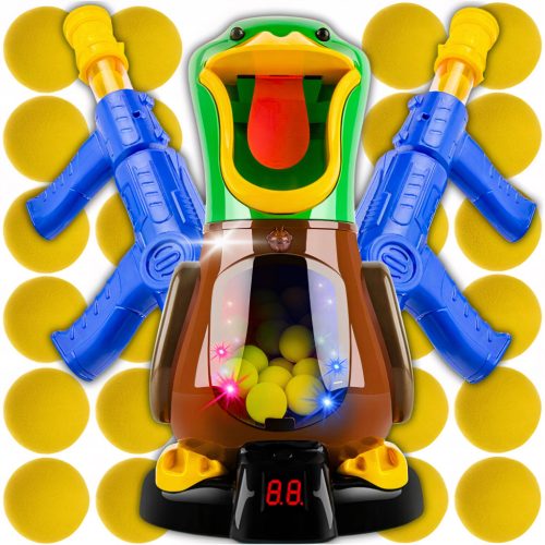 HUNGRY DUCK ZIELSCHIESSEN FÜR EIN KIND 2x GEWEHR 48 BÄLLE 2