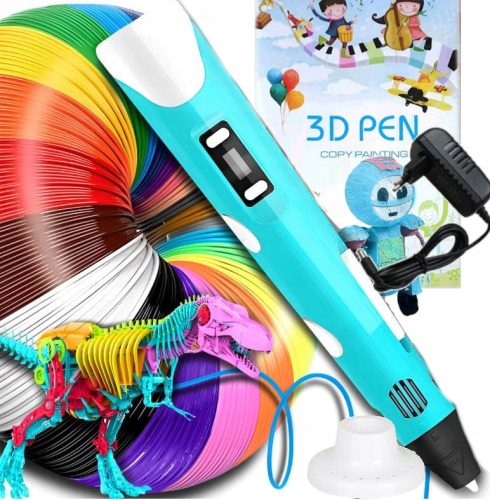  KUGELSCHREIBER-3D-DRUCKER-STIFT-SET + PATRONEN 110 METER + VORLAGEN XXL-Set